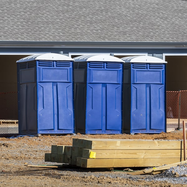 are there any restrictions on what items can be disposed of in the porta potties in Clinton NE